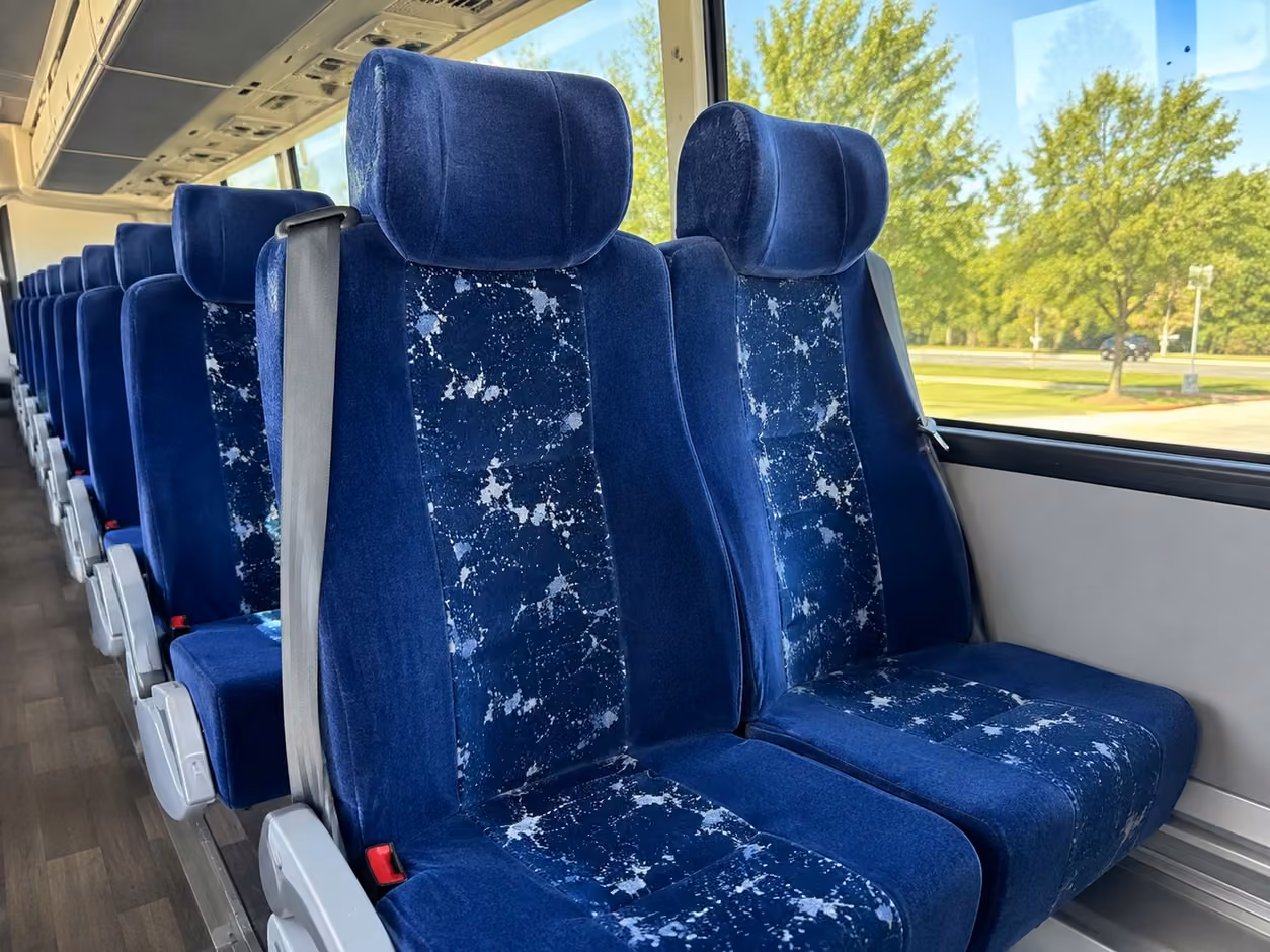 new orleans charter bus interior