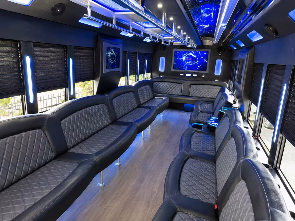 new orleans party bus interior